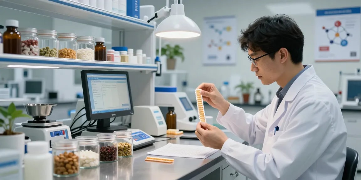 Examining BPC 157 Side Effects in a modern health lab with innovative buccal strip technology.