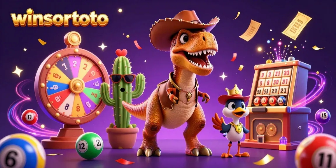 Menangkan hadiah di winsortoto dengan dinosaur cowboy, cactus, dan burung penembak hadiah!
