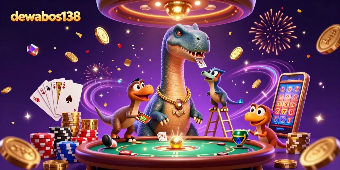 Spin the reels with dewabos138 at a vibrant casino filled with fun characters and thrilling experiences.