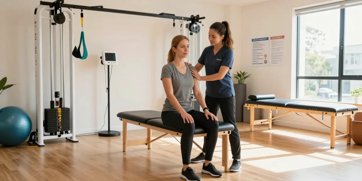 Mobile physiotherapy Sydney services in a welcoming physical therapy clinic focused on patient care and rehabilitation.