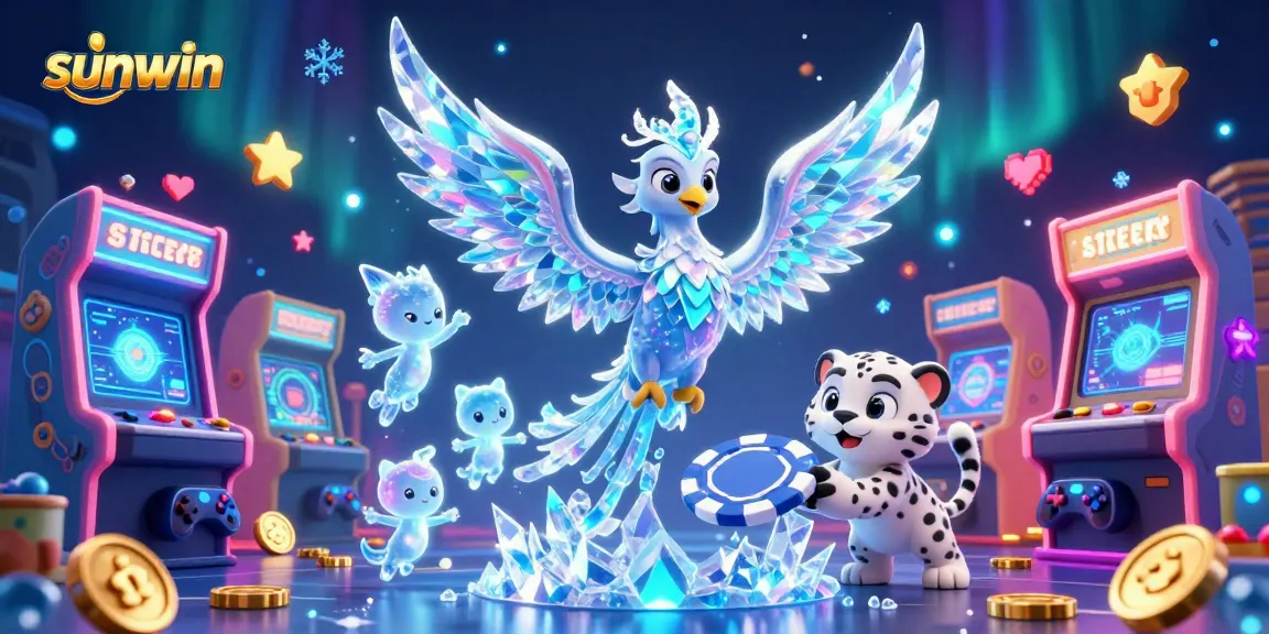Experience exhilarating gameplay in sunwin's dazzling casino adventure with an ice phoenix!
