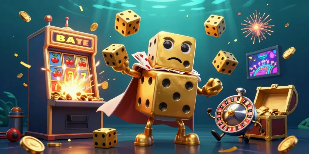 Experience thrilling slot wins with vibrant 3D characters and casino games bursting with excitement.