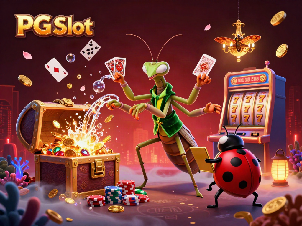 Menangkan permainan PG Slot dengan ilustrasi kasino yang kaya detail dan tema unik.