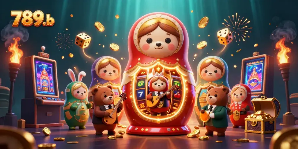 Experience thrilling gameplay at 789b with vibrant casino elements and detailed 3D illustrations.