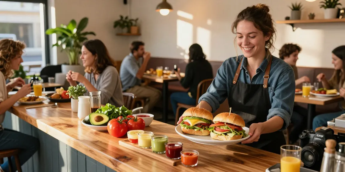 Best breakfast Austin featuring NYC-inspired sandwiches in a lively café.