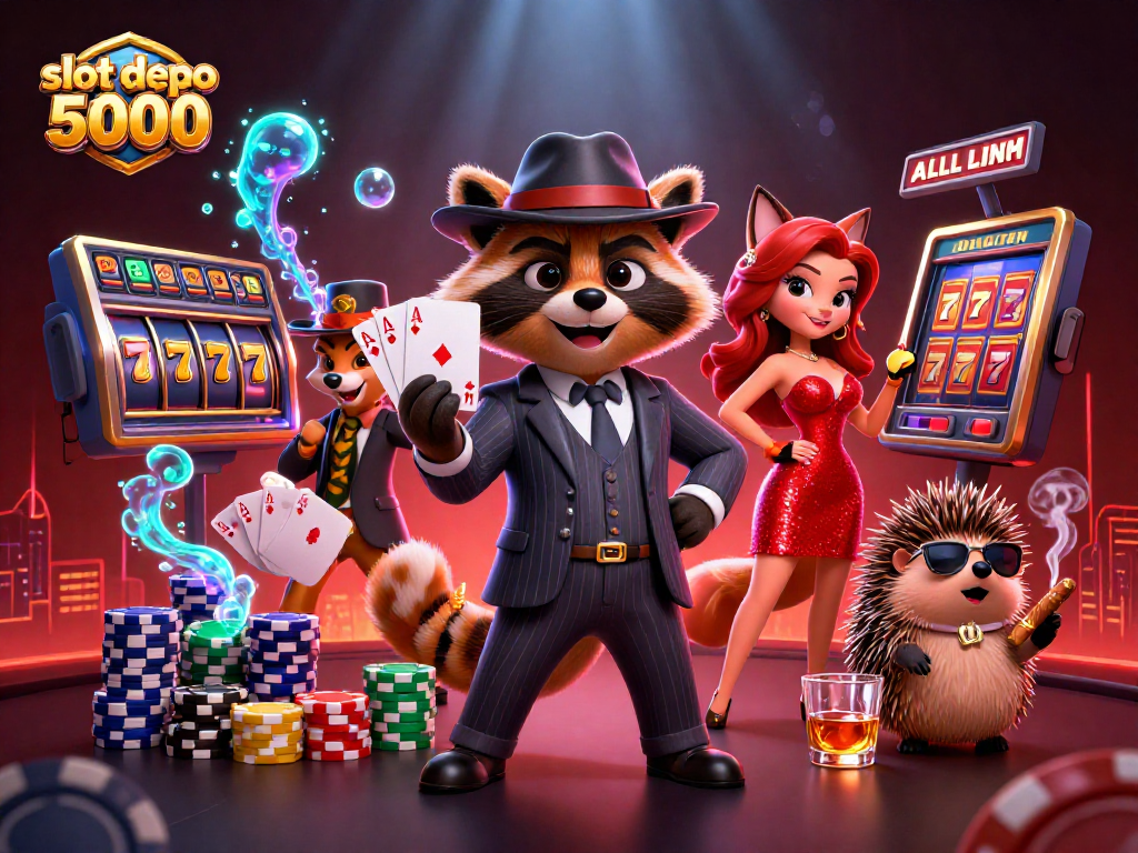 Engage in thrilling action with slot depo 5000 showcasing vibrant casino dynamics and exciting game elements.
