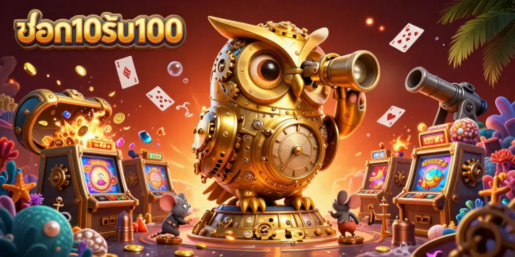 โปรโมชั่นฝาก10รับ100 เพิ่มโอกาสให้ผู้เล่นทดลองเล่นเกมจริงได้อย่างปลอดภัย