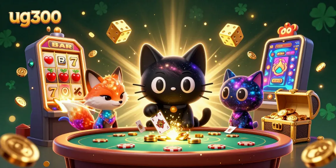 Gambarlah petualangan seru dengan ug300 di meja kasino yang penuh chip dan kartu.