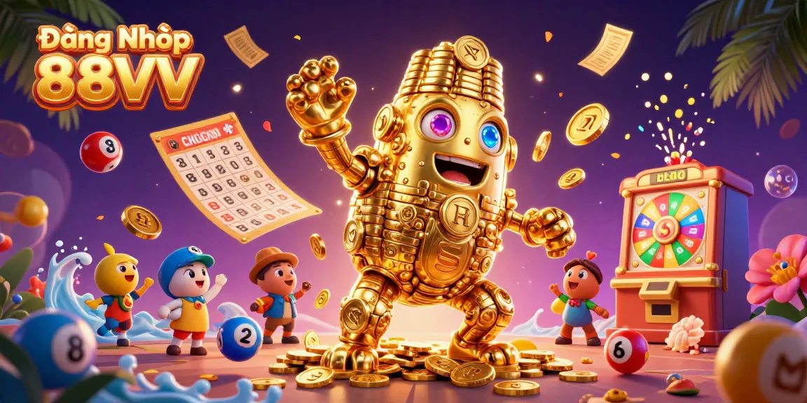 Engage in ц exciting gaming experience with Đăng Nhập 88VV, featuring colorful lottery elements and dynamic visuals.