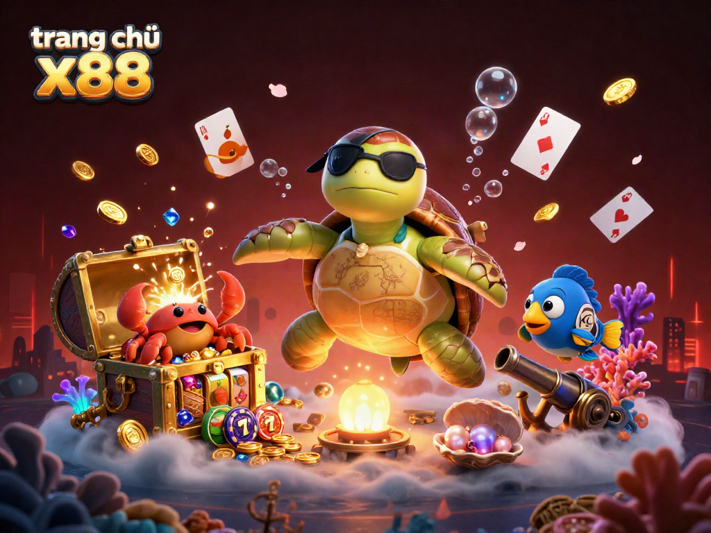 Engage with exciting gaming action at trang chủ x88 with captivating treasure-filled underwater adventure.