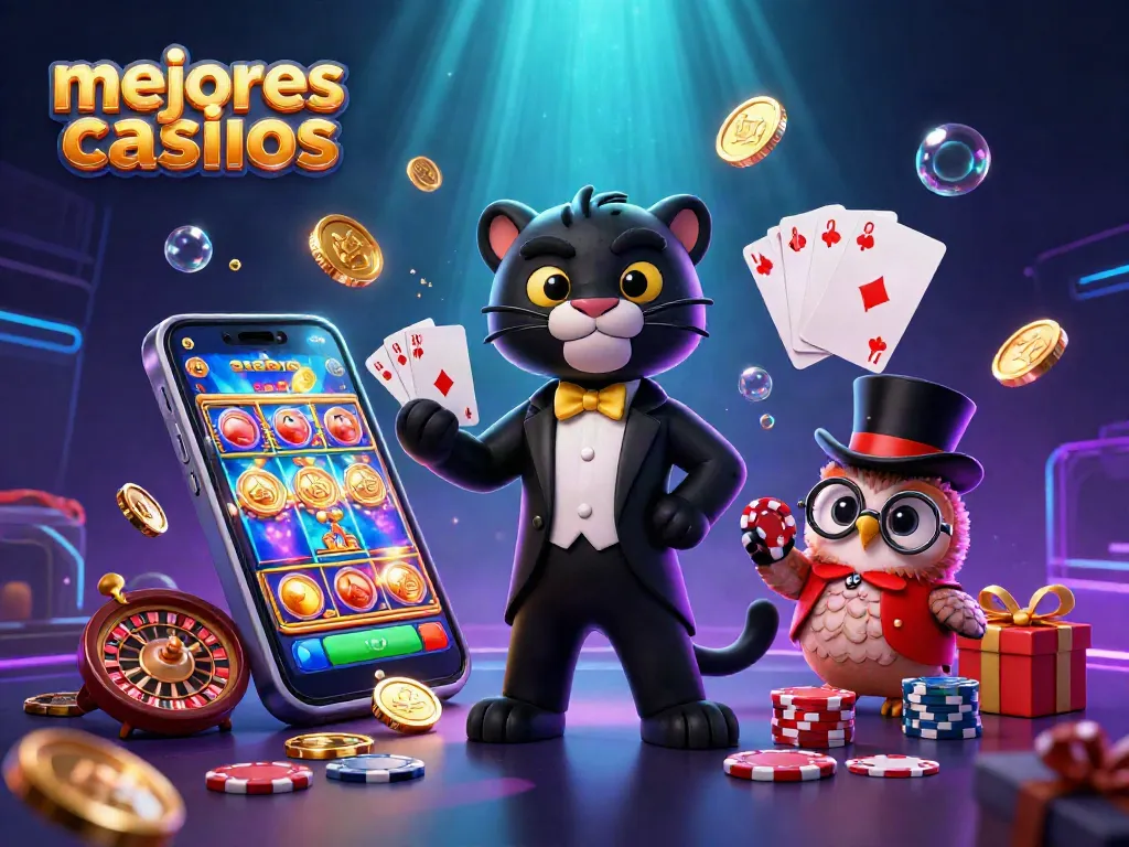 Juega en los mejores casinos con la emocionante interacción de una pantera elegante, un búho sabio y un ratón afortunado.