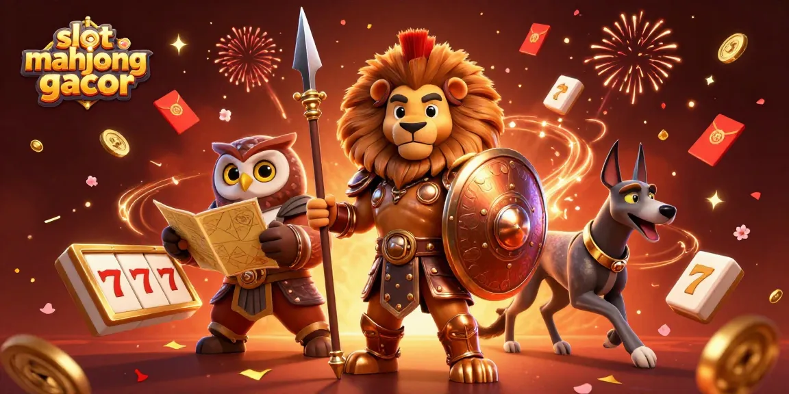 Experience the excitement of slot mahjong gacor with dynamic characters and vibrant casino elements.
