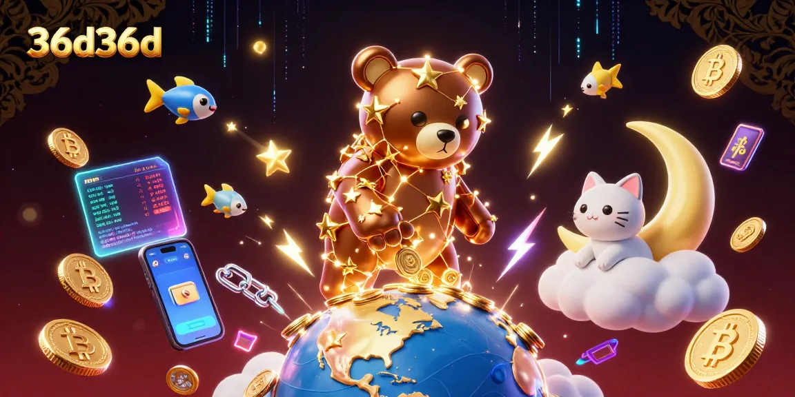 Experience thrilling moments at 36d36d with our colorful 3D casino illustration.