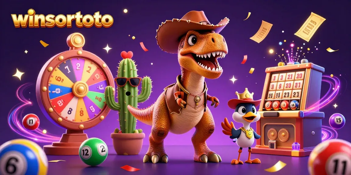 Menangkan hadiah di winsortoto dengan dinosaur cowboy, cactus, dan burung penembak hadiah!