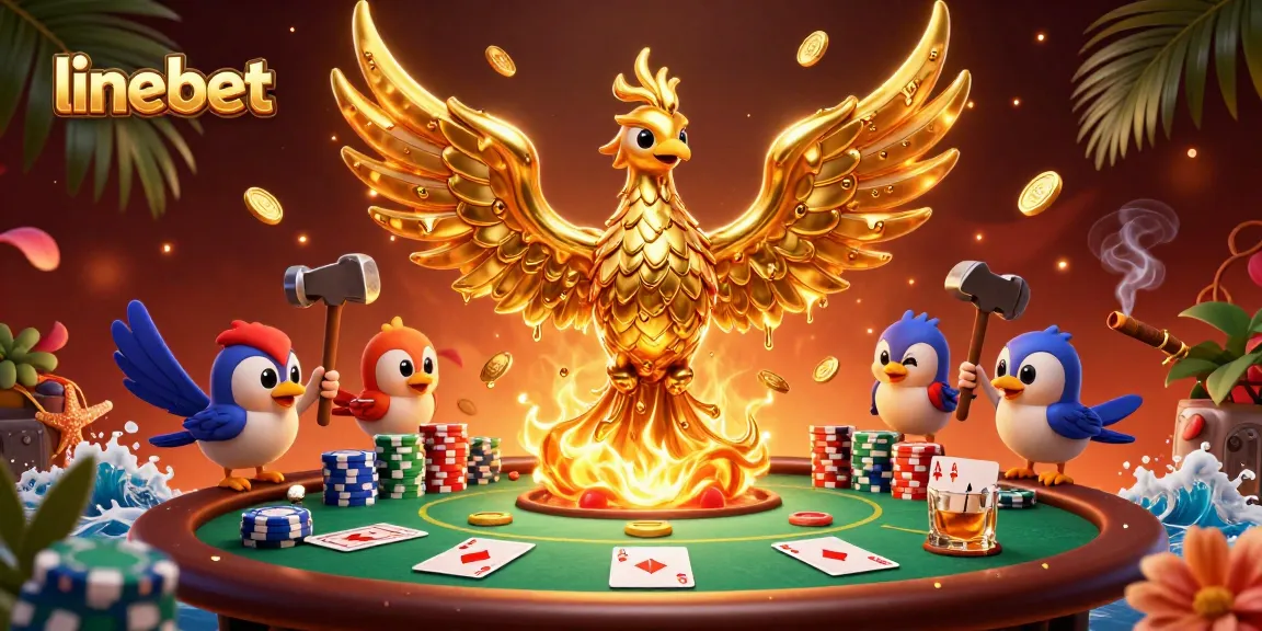Experience the thrill of linebet as molten gold transforms into riches at an immersive casino scene.