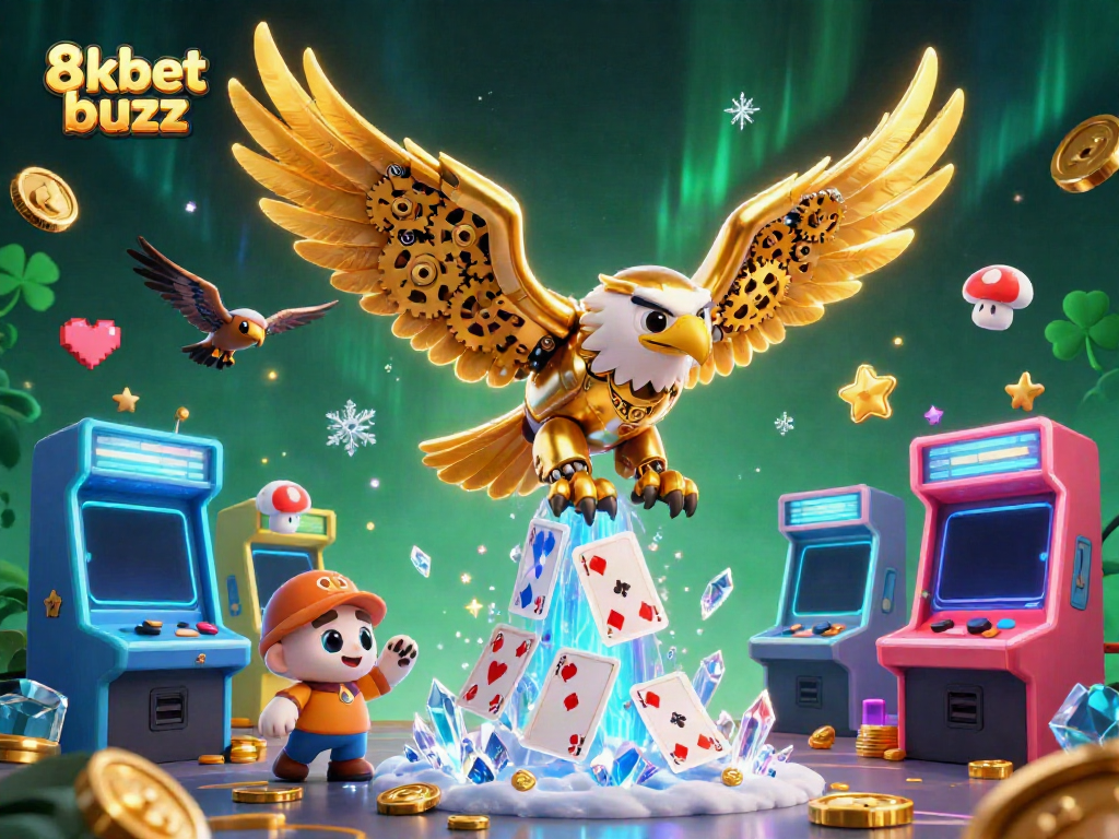 Experience thrilling gameplay with 8kbet buzz in a vivid casino-themed digital world.
