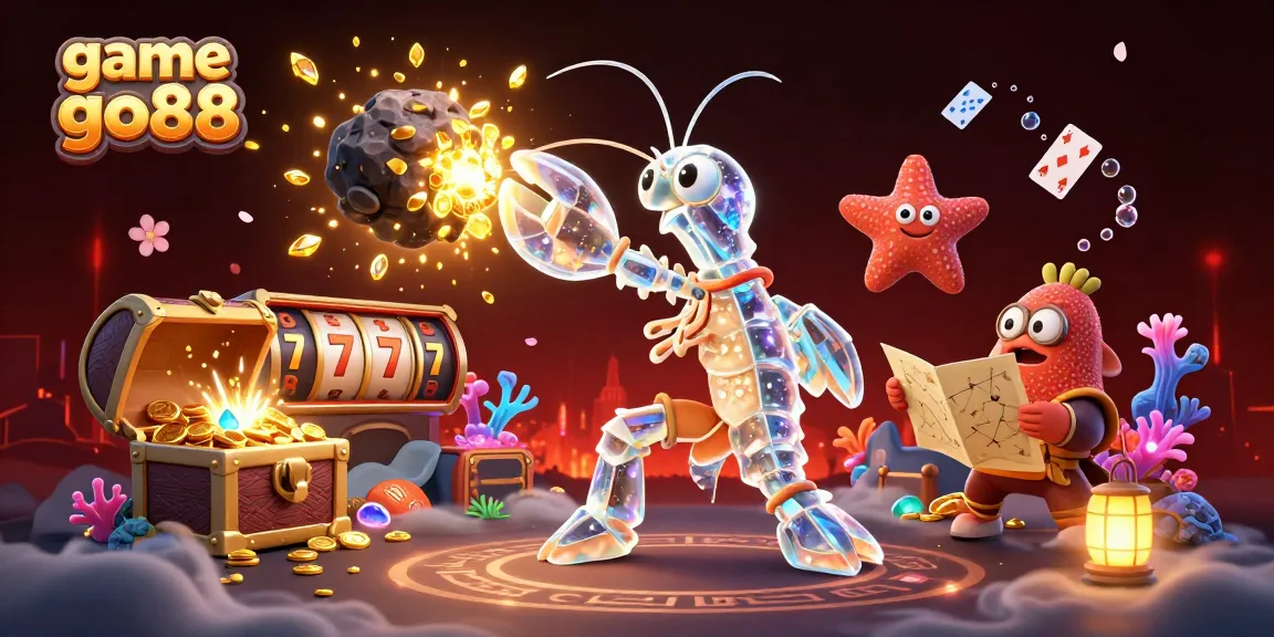 Engage with game go88 in this vibrant 3D casino scene showcasing rich slots elements.