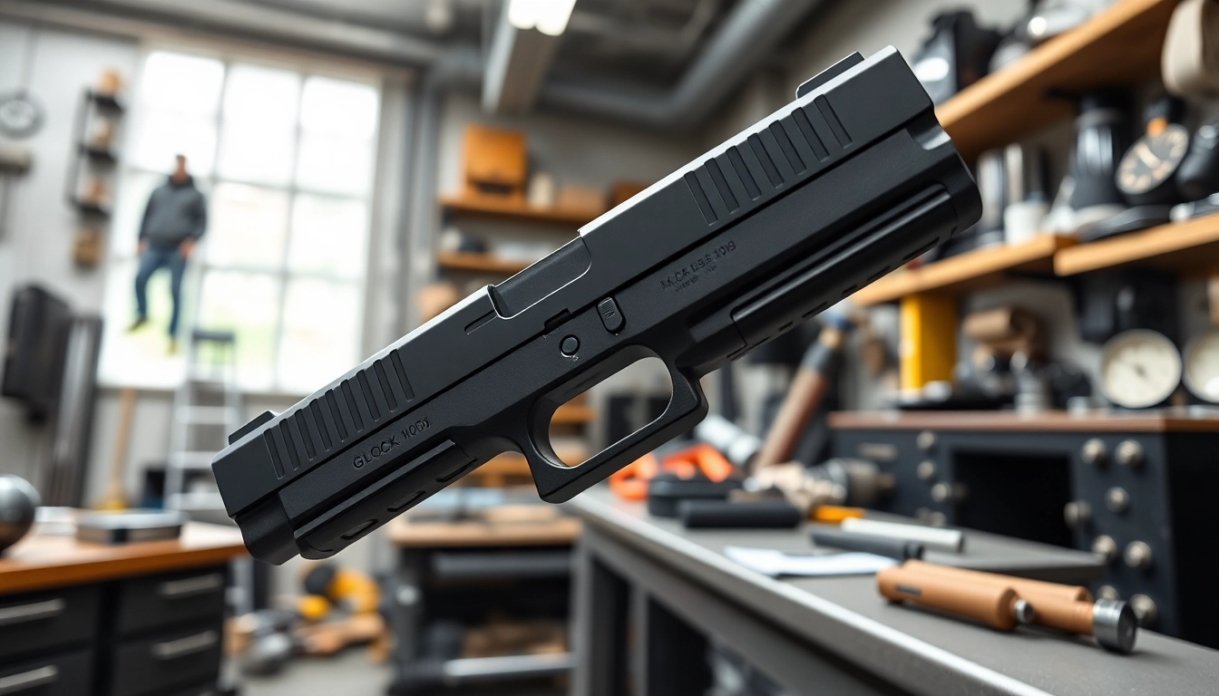 Upgrade your Glock 19 slide MOS with precision craftsmanship and optics-ready features.