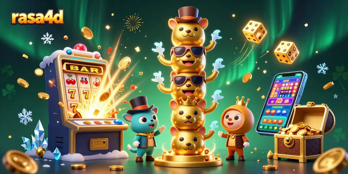 Rasa4d menampilkan slot penuh dengan koin emas dan simbol keberuntungan, bersiap untuk kemenangan!