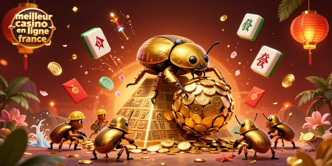 Explore le meilleur casino en ligne France avec des éléments de jeu dynamique et des personnages colorés.