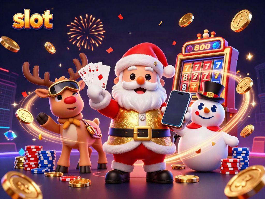 Menangkan slot dengan jackpot di kasino virtual bersama Santa Claus dan teman-teman.