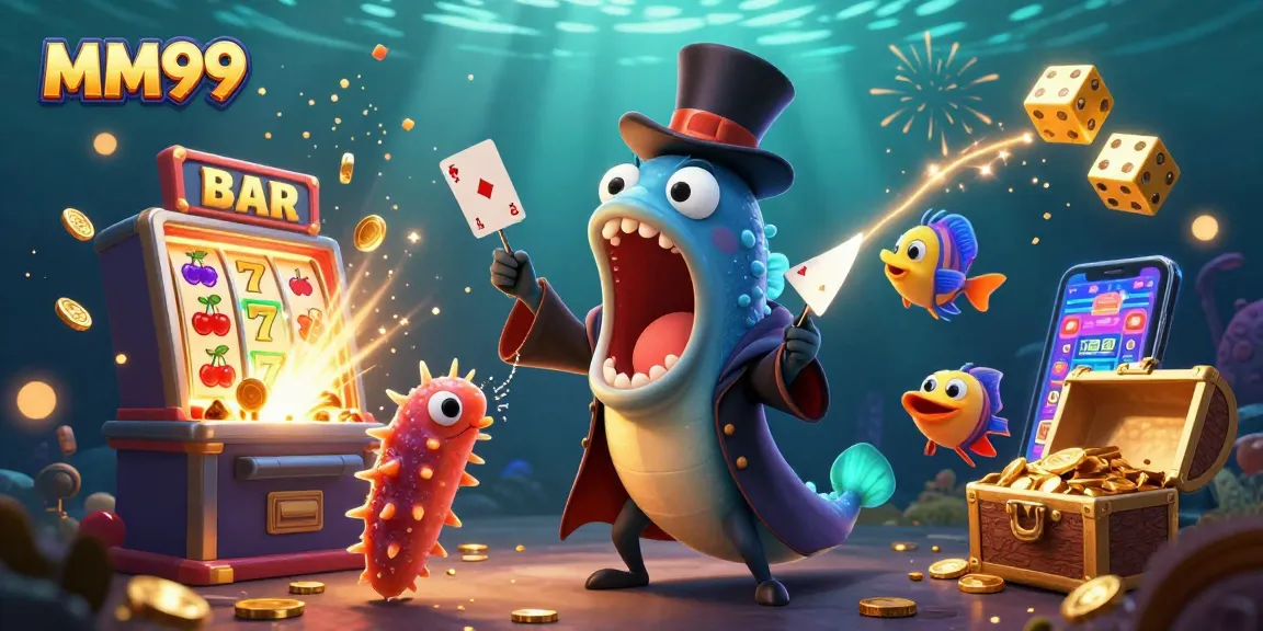 Experience MM99 with enchanting underwater casino adventures filled with vibrant characters and jackpot excitement.
