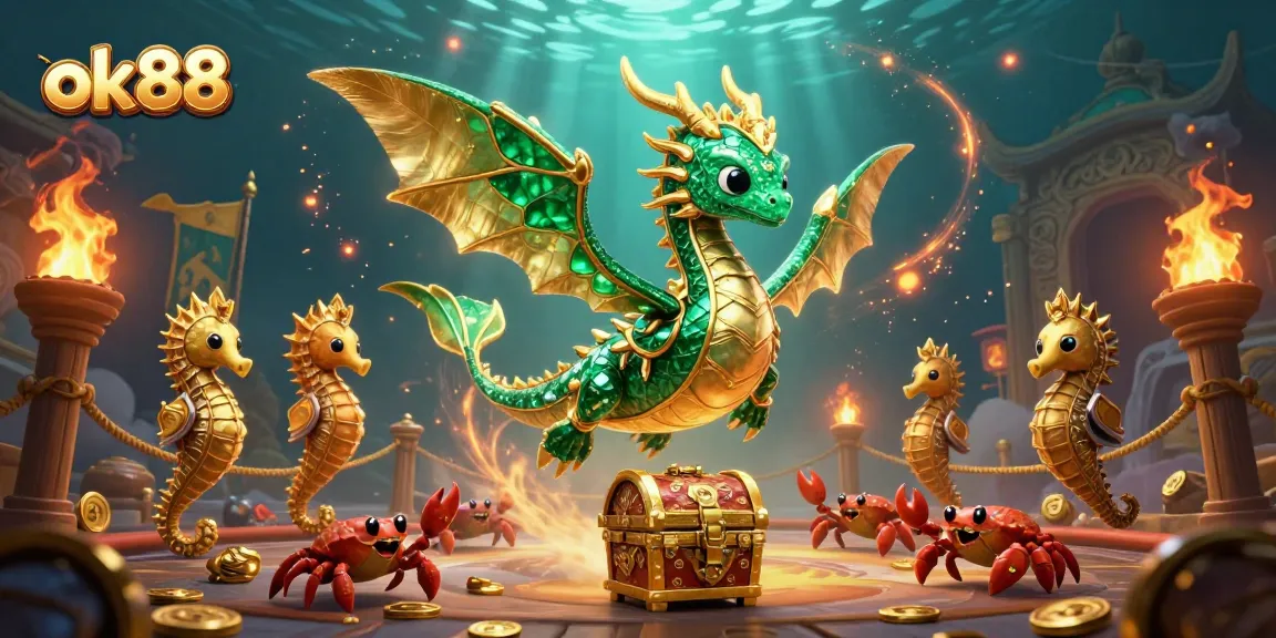 Experience the exhilarating action of ok88 with a cinematic underwater scene showcasing vibrant casino elements.