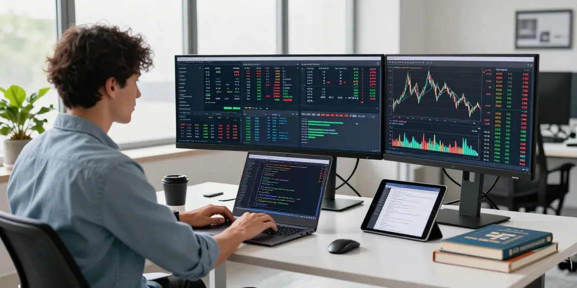 使用WebSocket金融推送API进行实时金融数据分析的开发者在现代办公空间中的场景