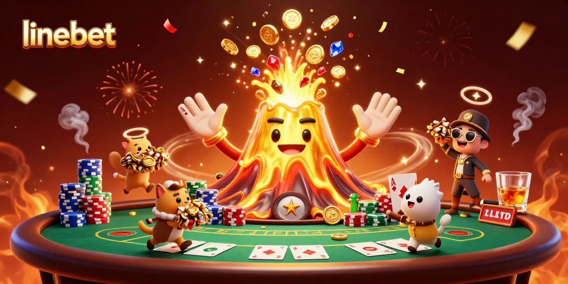 Win exciting treasures with linebet as the golden volcano erupts coins and gems amidst thrilling games.