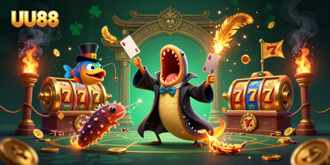 Experience UU88's thrilling card tricks in an immersive online casino environment.