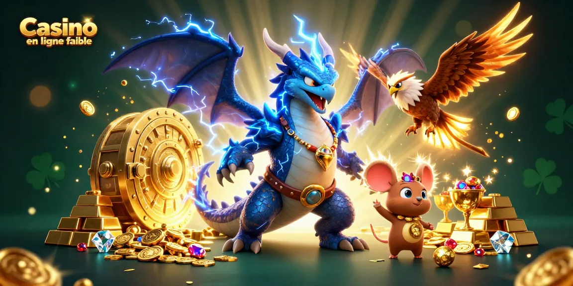 Experience the thrill of a Casino en ligne fiable with our vibrant 3D illustration, featuring thrilling characters and spectacular gaming elements.