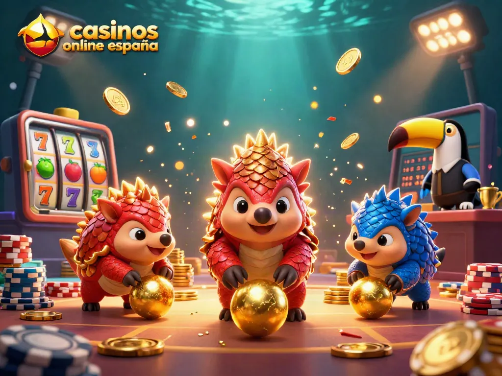 Juega en los casinos en línea España con nuestros pangolines rivales en acción y elementos de tragamonedas.