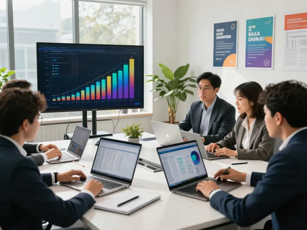 Tax software to start a tax business discussion in a modern office.