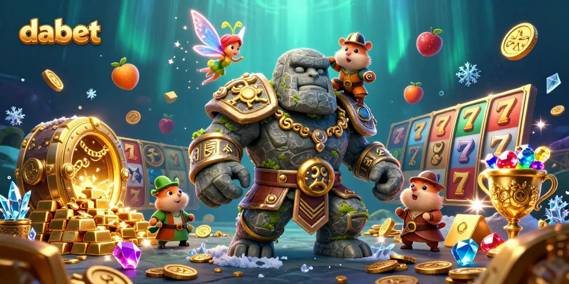 Experience the excitement of dabet with vibrant slot games and magical characters captivating the scene.