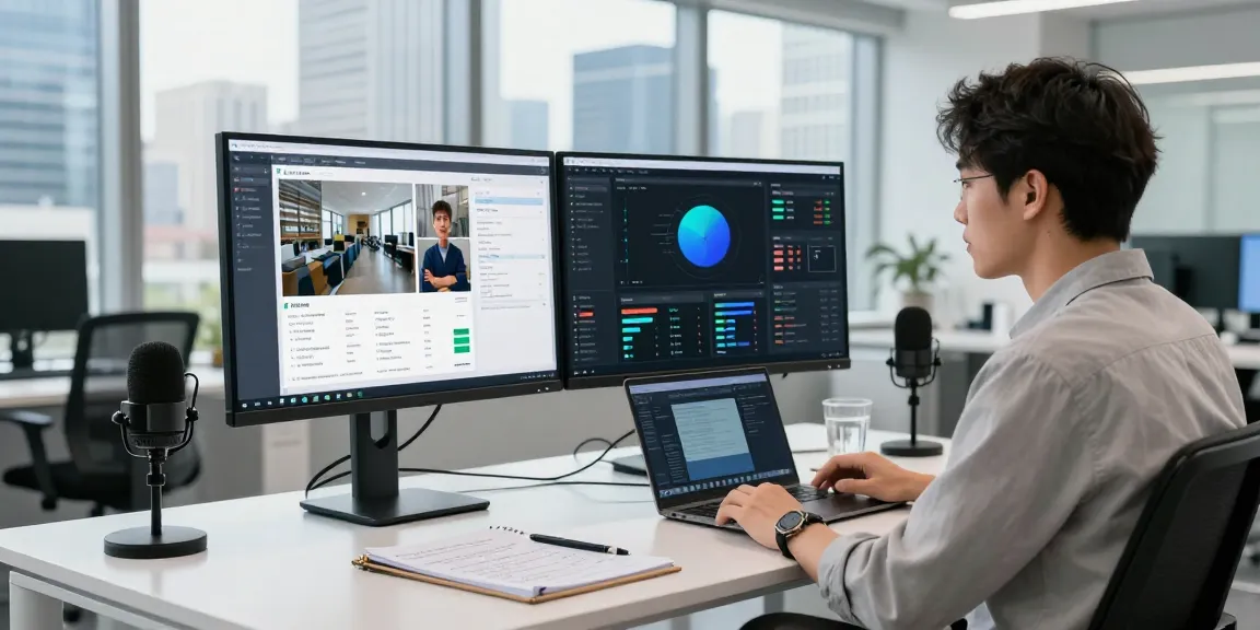 Detect AI image in a high-tech content moderation workspace with an analyst reviewing flagged visuals.