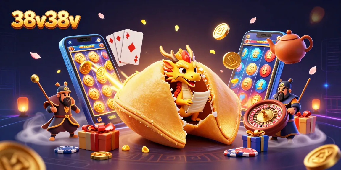 O cassino 38v38v apresenta um dragão sábio e um biscoito da sorte, trazendo alegria à roleta e slots.