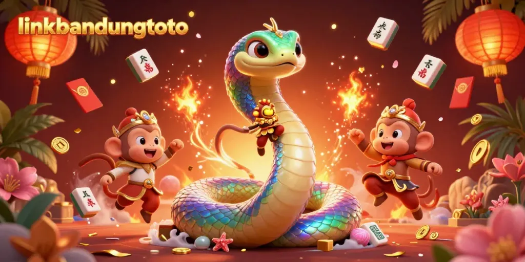 Experience gaming excitement with linkbandungtoto in an enchanting 3D casino world filled with vibrant elements.