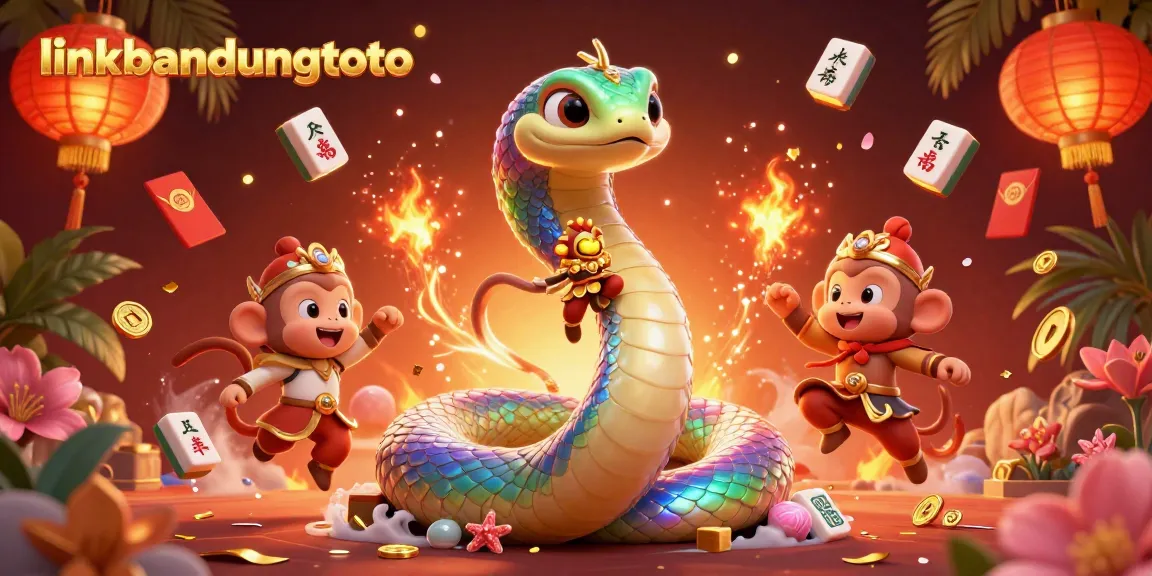 Experience gaming excitement with linkbandungtoto in an enchanting 3D casino world filled with vibrant elements.