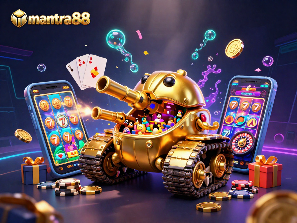 Experience mantra88's thrilling slots action with golden beetle tank and mobile game excitement!