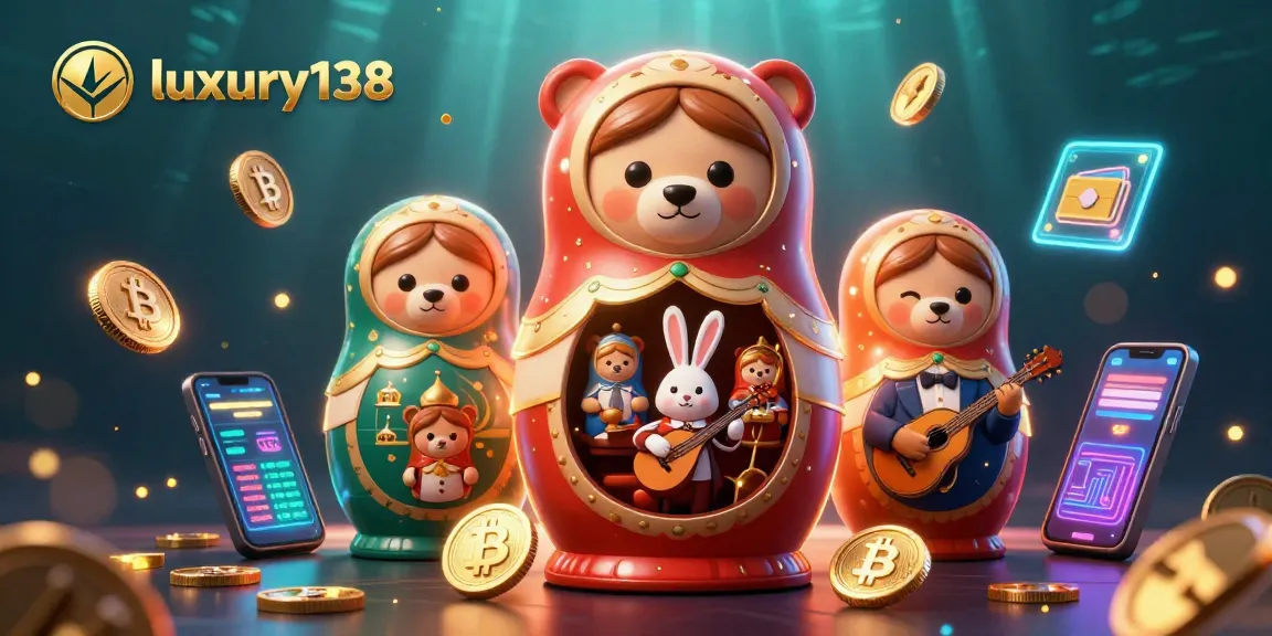 Permainan casino yang seru di luxury138 dengan bebek Matryoshka dan elemen kripto yang menawan.