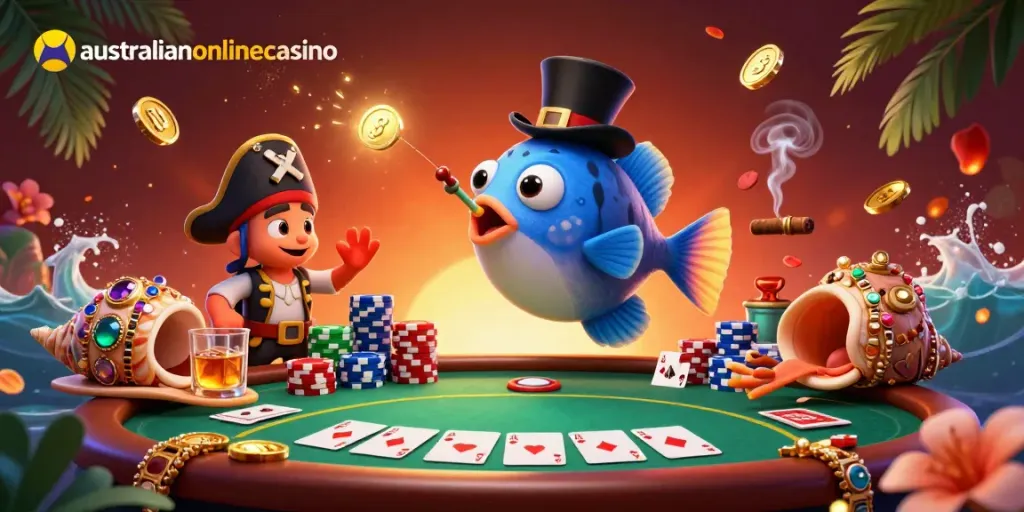 Experience wins at australianonlinecasino with vibrant 3D characters and dynamic gaming elements.