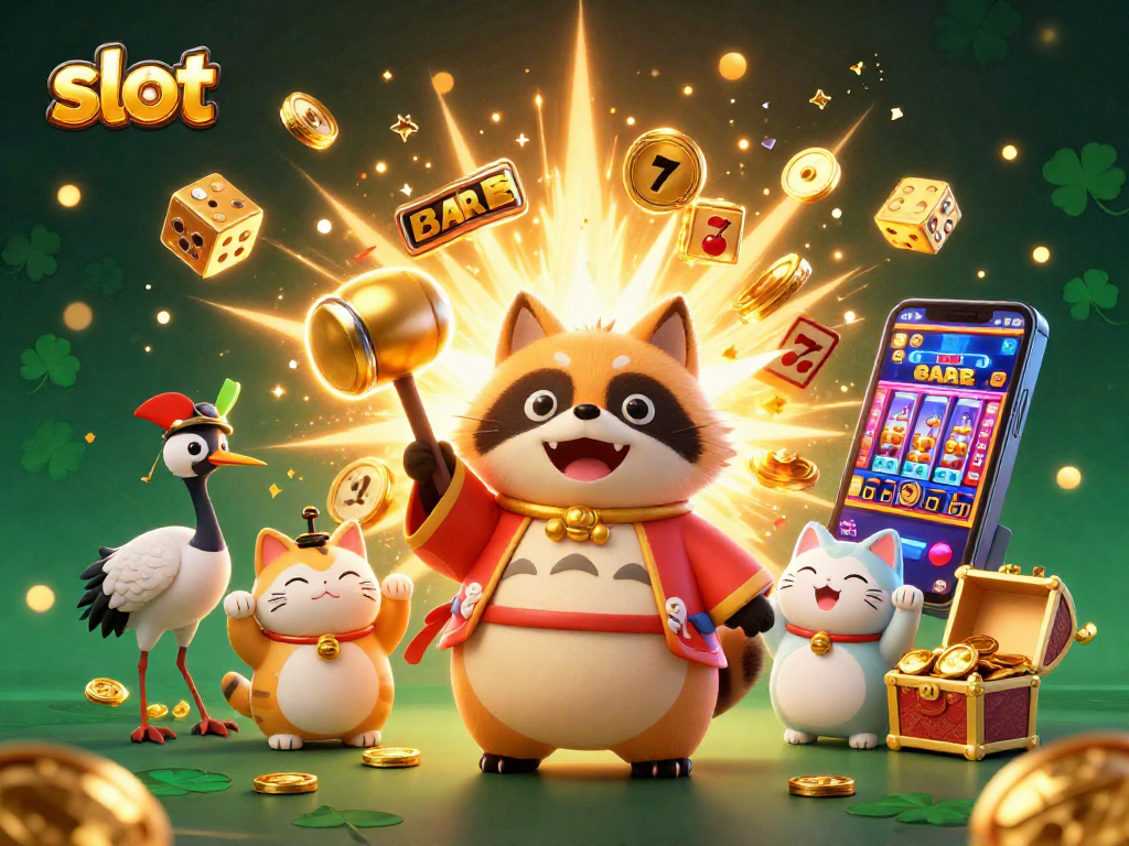 Slot menarik dalam pamor karakter tanuki dan mesin slot yang memikat.
