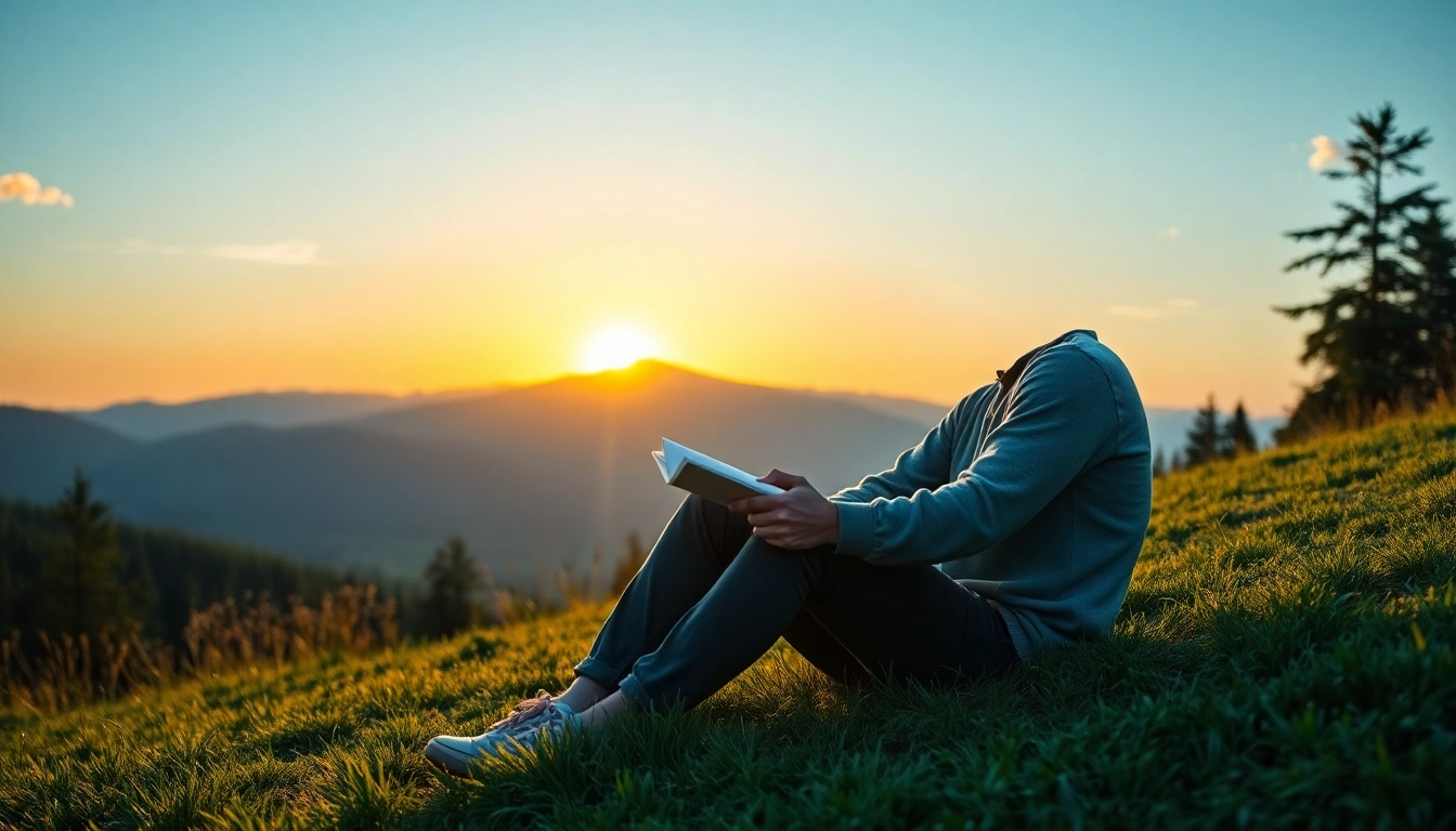 Person reflecting on their journey to Find my true Calling in a serene outdoor setting.