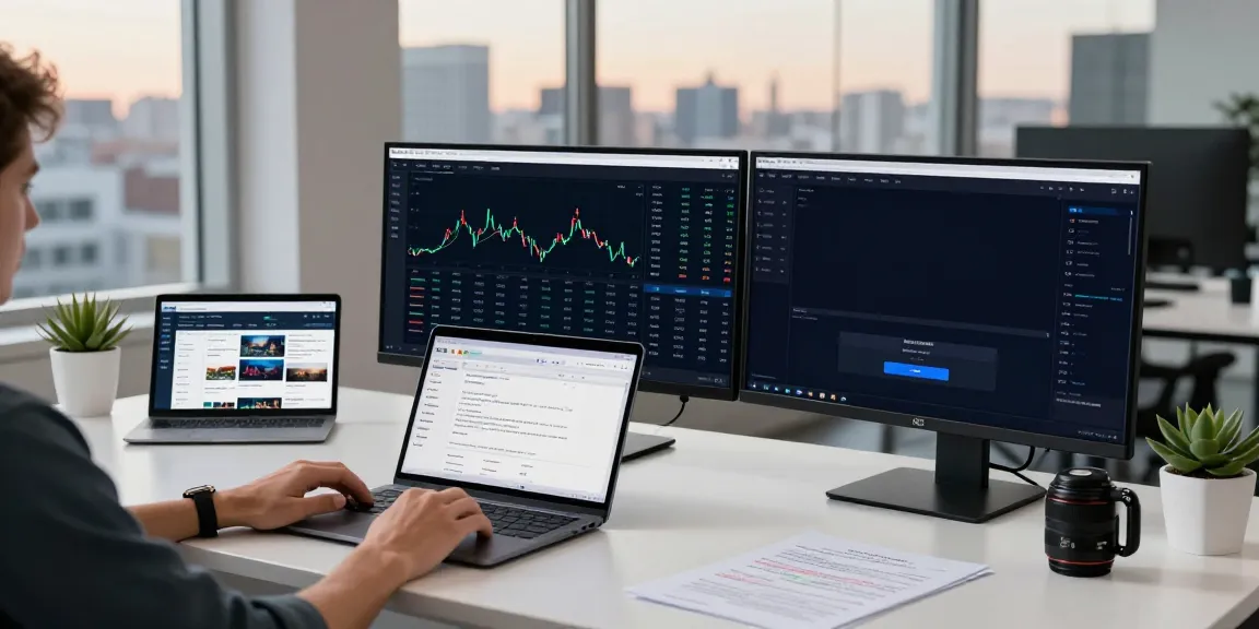 NSE real-time data API integrated in a professional trading workspace with multiple screens displaying cryptocurrency analytics.