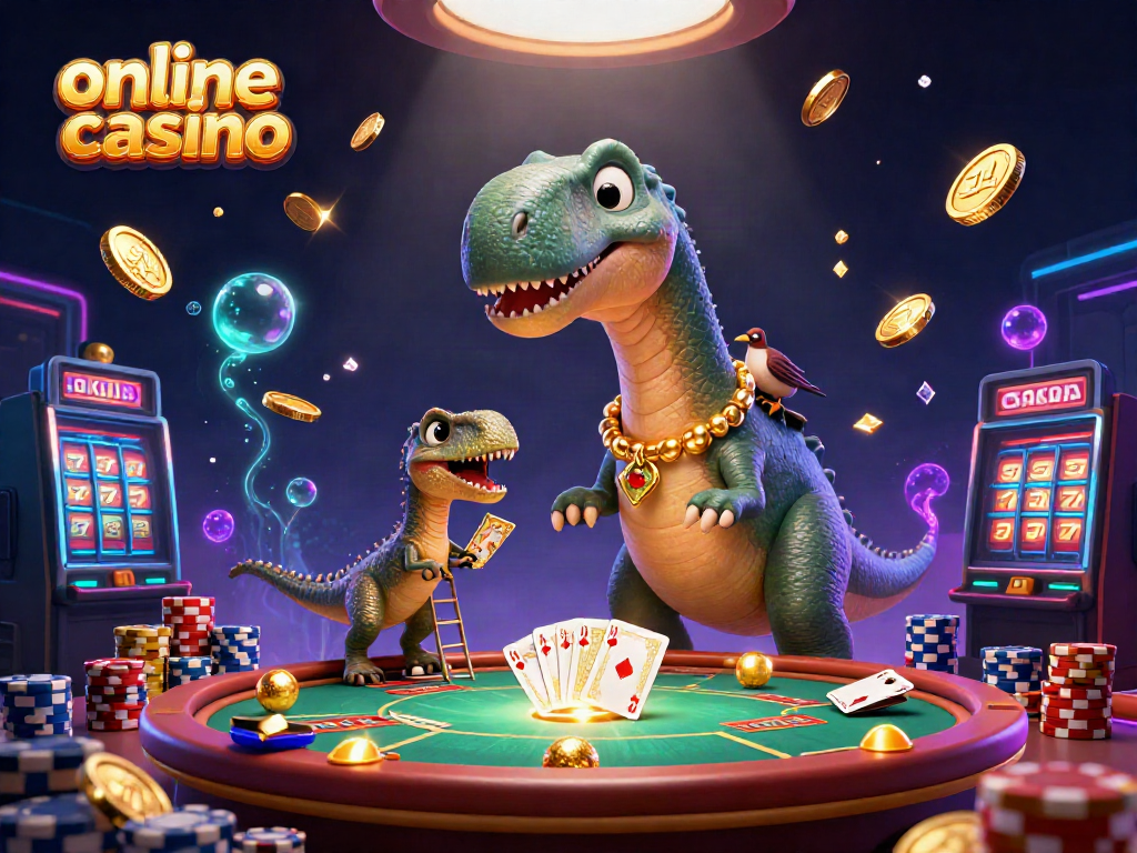 Engage in an exhilarating online casino adventure with unique characters and dazzling gaming elements.